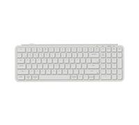 Keychron B2 Pro Ultra-Slim Wireless ZMK Custom Keyboard, 96% US ANSI Layout Triple-Mode 2.4 G/Bluetooth 5.2/Wired Programmable, Lightweight Quiet Key with Numeric Keypad for Mac/Windows, White