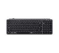 Keychron B2 Pro Ultra-Slim Wireless ZMK Custom Keyboard, 96% US ANSI Layout Triple-Mode 2.4 G/Bluetooth 5.2/Wired Programmable, Lightweight Quiet Key with Numeric Keypad for Mac/Windows, Space Gray