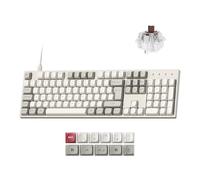 Keychron C2 Pro 8K Wired Mechanical Keyboard - UK ISO Layout, 8000Hz Polling Rate, QMK/VIA Programmable Hot-Swappable Brown Switch, RGB Backlit Full Size with PBT Keycaps for Mac, Windows, Linux