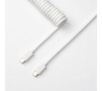 Keychron Coiled Aviator USB cable 1.36 m USB C 2 x USB C White