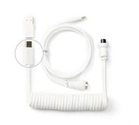 Keychron Coiled Aviator USB cable 1.36 m USB C 2 x USB C White