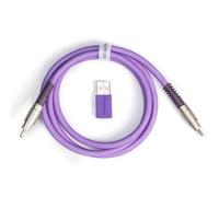 Keychron G ouble-Sleeved USB-C to USB-C Cable, 100cm, Durable Braided Charging Cable with USB-A Adapter for Mechanical Keyboards (Q/V/K Series)