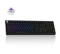 Keychron K10 HE Rapid Trigger Gaming Keyboard Wireless, Hall Effect Magnetic Switch Hot Swappable, 2.4 GHz/Bluetooth/Wired Adjustable Actuation, Full-Size Custom RGB for Mac Windows Linux