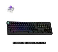 Keychron K10 HE Wireless Mechanical Keyboard - Hot Swappable Hall Effect Magnetic Linear Switch, Adjustable Actuation & Rapid Trigger, Full-Size UK Layout, Aluminium Frame for Windows/Mac/Linux