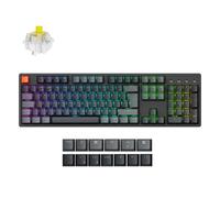 Keychron K10 Version 2 keyboard Universal USB + Bluetooth QWERTY English Black, Grey