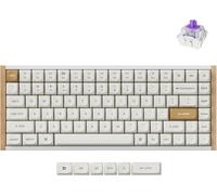 Keychron K2 HE Rapid Trigger Wireless Custom Keyboard, Hall Effect Gateron Double Rail Magnetic Switch, 2.4 GHz Bluetooth Wireless Support, QMK Programmable, Aluminum + Wood Frame, US Layout, RGB