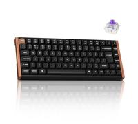Keychron K2 HE Wireless Mechanical Keyboard - Hall Effect Magnetic Linear Switch, Rapid Trigger, 2.4GHz/Bluetooth 5.2/USB-C, QMK/Launcher, Aluminium & Wood, Hot-Swap RGB(Mac/Windows/Linux), UK Layout