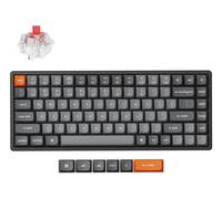 Keychron K2 Max keyboard Universal USB + RF Wireless + Bluetooth QWERTY UK English Black, Grey