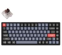 KEYCHRON K2 Pro Wireless/Wired Mechanical Keyboard, Bluetooth Keyboard with RGB Backlight, Aluminum Frame, Hot Swappable, Brown Switches for Mac Windows