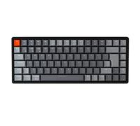 Keychron K2 Wireless Bluetooth/USB Wired Gaming Mechanical Keyboard, Compact 84 Keys ISO-UK-Layout RGB LED Backlight N-Key Rollover, Aluminum Frame for Mac Windows, Gateron Red Switch, Version 2