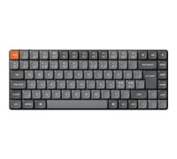 Keychron K3 Max QMK/Via Wireless Mechanical Keyboard, 75% Programmable Layout, RGB LED, Gateron Red Switch Hot-Swap, Aluminium Frame Bluetooth/USB-C Wired Gaming Keyboard for Mac Windows Linux