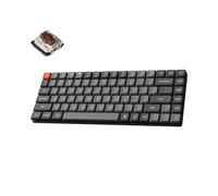 Keychron K3 Max Wireless Custom Mechanical Keyboard, 75% Layout 2.4 GHz Bluetooth QMK/VIA White Backlight Ultra-Slim with Gateron Low-Profile Brown Switch Compatible with Mac Windows Linux