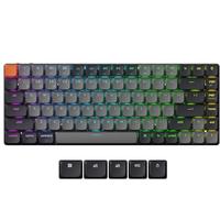 Keychron K3 QMK Ultra-Slim Mechanical Keyboard Version 3, US ANSI 75% Layout Wireless Custom Keyboard with RGB Backlit, Hot-Swappable for Mac Windows (Brown Switch)