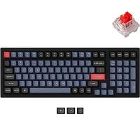 Keychron K4 Pro QMK/Via Wireless Mechanical Keyboard, Hot-Swappable, Custom Programmable Macro Wired Keyboard with Red Switch, RGB Light, PBT Keycaps for Mac Windows Linux