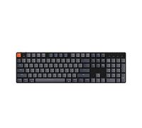Keychron K5 SE Hot-swap Wireless Mechanical Keyboard, Ultra-Slim Full Size 104 Keys White Backlit Bluetooth Aluminum Gaming Keyboard for Mac Windows, Low Profile Gateron Red Switch (US ANSI Layout)