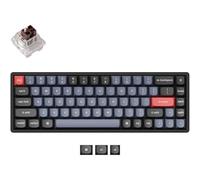 Keychron K6 Pro QMK/VIA Wireless Mechanical Keyboard, RGB, Aluminum, Brown, Computer Accessories Keychron K Pro