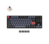 Keychron K8 Pro QMK/Via Wireless Mechanical Keyboard, TKL Hot Programmable Wired Keyboard with Gateron G Pro Brown Switch, RGB Light, PBT Keys for Mac Windows Linux.