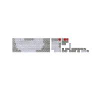 Keychron Light Grey OEM ANSI Doubleshot ABS Keycap Set