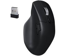 Keychron M6 8000 Hz Silent Wireless Bluetooth 5.3/2.4 GHz/Wired Connection Gaming Mouse, Lightweight Body Programmable PixArt 3950 Sensor (30K DPI / 750 IPS) for Windows Mac Linux - Black
