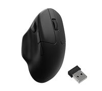 Keychron M7 8K Wireless Gaming Mouse, 30K DPI Optical Ergonomic Computer Mice, 2.4 GHz/Bluetooth/Wired with Macro Button 66g Lightweight, Up to 140 Hours Worktime for Laptop macOS/Windows - Black