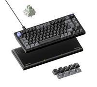 Keychron Q1 HE 8000Hz Wired Gaming Keyboard, Adjustable Actuation Point Launcher Web App Full Metal Body with PBT Keycaps Ultra-Fast Lime Linear Magnetic Switch for Mac Windows Linux - UK Layout