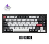 Keychron Q1 HE keyboard Universal USB + RF Wireless + Bluetooth QWERTY UK English Black, Grey