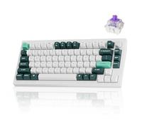 Keychron Q1 HE Wireless Gaming Keyboard - 75% Layout UK, Hall Effect Magnetic Switches, Rapid Trigger, Hot-Swappable, RGB Backlit, Bluetooth 5.1/2.4GHz, Mac & Windows Compatible (Shell White)