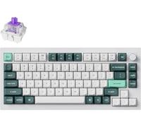 Keychron Q1 HE Wireless Mechanical Keyboard with Hall Effect Gateron Double-Rail Magnetic Switch Nebula, Rapid Trigger, QMK 2.4GHz Bluetooth RGB Compatible with Mac Windows Linux - White