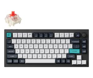Keychron Q1 Max keyboard Universal USB + RF Wireless + Bluetooth QWERTY UK English Black
