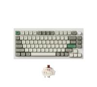 Keychron Q1 Max RGB QMK/VIA Custom Mechanical Keyboard, Full Metal Programmable Knob 2.4 GHz/Bluetooth/Wired Keyboard with Hot-Swappable Gateron Jupiter Brown Switch for Mac Windows Linux - White