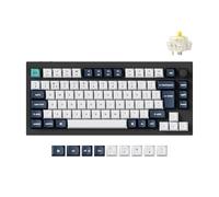 Keychron Q1 Max Wireless Mechanical Keyboard - Full Aluminum, Gateron Jupiter Early Tactile Switch, Hot-Swappable Programmable Knob QMK RGB (UK Layout) 2.4 GHz/Bluetooth for Mac Windows Linux - Black