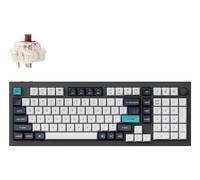 Keychron Q5 Max keyboard Universal USB + RF Wireless + Bluetooth QWERTY UK English Black, White