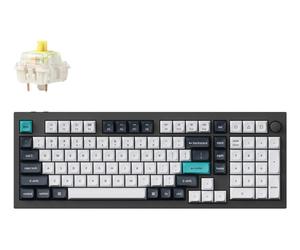 Keychron Q5 Max keyboard Universal USB + RF Wireless + Bluetooth QWERTY UK English Black, White