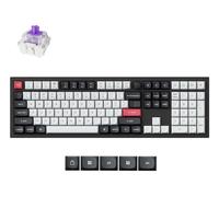 Keychron Q6 HE keyboard Universal USB + RF Wireless + Bluetooth QWERTY UK English Black