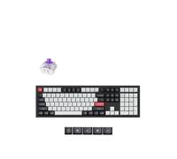 Keychron Q6 HE Wireless Custom Mechanical Keyboard - Hall Effect Gateron Double-Rail Magnetic Switch, Rapid Trigger, 2.4G/Bluetooth 5.2/USB-C, QMK/Launcher Full Metal RGB Backlit, UK Layout - Black
