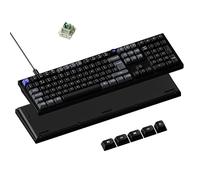 Keychron Q6 HE Wired Gaming Mechanical Keyboard, 8000Hz Polling Rate Rapid Trigger Hall Effect Magnetic Linear Switch Hot Swappable, Full-Size Layout Aluminum RGB for Mac Windows Linux - UK Layout