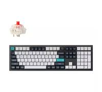 Keychron Q6 Max keyboard Universal USB + RF Wireless + Bluetooth QWERTY UK English Black White