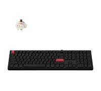 Keychron Q6 Max QMK/LUANCHER Wireless Bluetooth/2.4 GHz/USB-C Wired Custom Mechanical Keyboard, Full Size Programmable Knob RGB Backlit Hot-Swappable Gateron Brown Switch for Mac Windows Linux - Black
