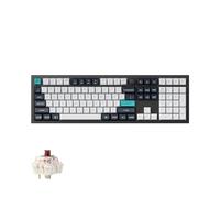 Keychron Q6 Max QMK/VIA Custom Mechanical Keyboard with Programmable Knob, ANSI 100% Full Size Bluetooth/Wireless Keyboard with Hot-Swappable Gateron Jupiter Brown Switch, RGB Backlits for Mac Windows