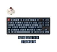 Keychron V3 Max Swappable RGB Backlight Brown Switch - Black Keyboard - Knob Version