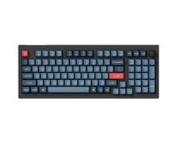 Keychron V5 Max Custom Wirless Mechanical Keyboard, US ANSI Layout 2.4 GHz/Bluetooth/Wired 100 Keys RGB Backlight QMK/VIA Programmable Macro, Hot-Swap Gateron Jupiter Brown Switch for Mac Windows