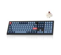 Keychron V6 Max Wireless Custom Mechanical Keyboard, 2.4 GHz Bluetooth QMK Full-Size Layout RGB with Hot-swappable Gateron Brown Switch Compatible with Mac Windows Linux