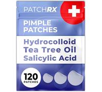KEYCONCEPTS Patchrx Salicylic Patches (Pack of 120) Acne Patches Salicylic Acid with Tea Tree Oil, Zit Patch and Pimple Stickers for Rostr