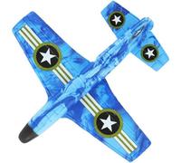 Keycraft Foam Stunt Plane Glider Toy for Kids - Lightweight Flying Aeroplane, Outdoor Throw & Glide Toy, Foam Flyer, Assorted Colours, Age 3+ - 3 Assorted - One Supplied At Random
