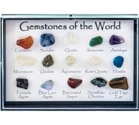 Keycraft GEM MINI CHART Wall Art Plaque, Black, Blue, Green, Rose, Plastic Frame, Glossy Finish, Classroom