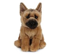 Keycraft Living Nature German Shepherd Plush Toy - 8 inch Realistic Soft Dog for