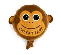 Keycraft Plushie Whoopee Cushion Cheeky Monkey - Funny Fart Plush Toy, Squeezable Gag Gift Noise Maker, Soft Novelty Prank Toy for Kids & Adults, Party Joke Toy Age 3+