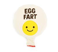 Keycraft Plushie Whoopee Cushion Egg - Funny Egg Fart Plush Toy, Squeezable Fart Noise Maker, Novelty Prank Toy & Gag Gift for Kids and Adults, Soft Joke Toy Age 3+