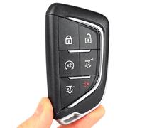 Keyecu 6 Button Remote Key Fob Replacement for Cadillac Escalade ESV 2021 2022 2023 2024 2025 Smart Car Key Fob Case Cover FCC ID: YG0G20TB1 (Empty Shells)