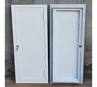 Keyed Aluminum Soundproof Access Door 38x48in - White Panel for Indoor/Outdoor Use Perfect for Drywall/Ceiling Easy Maintenance C Cover Design Secure & Stylish